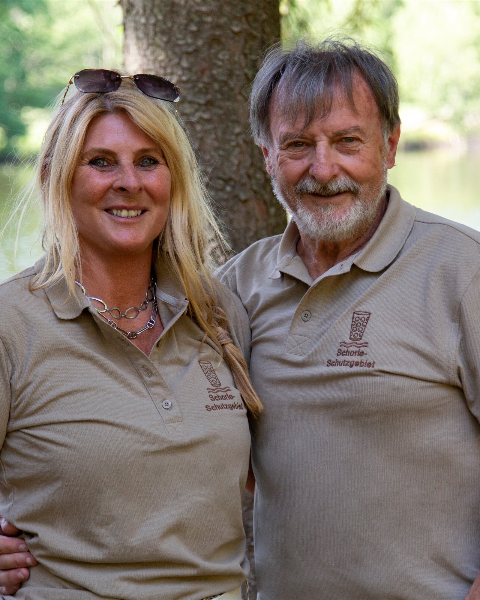 Schorleschutzgebiet Poloshirt Damen in Sand am Waldsee