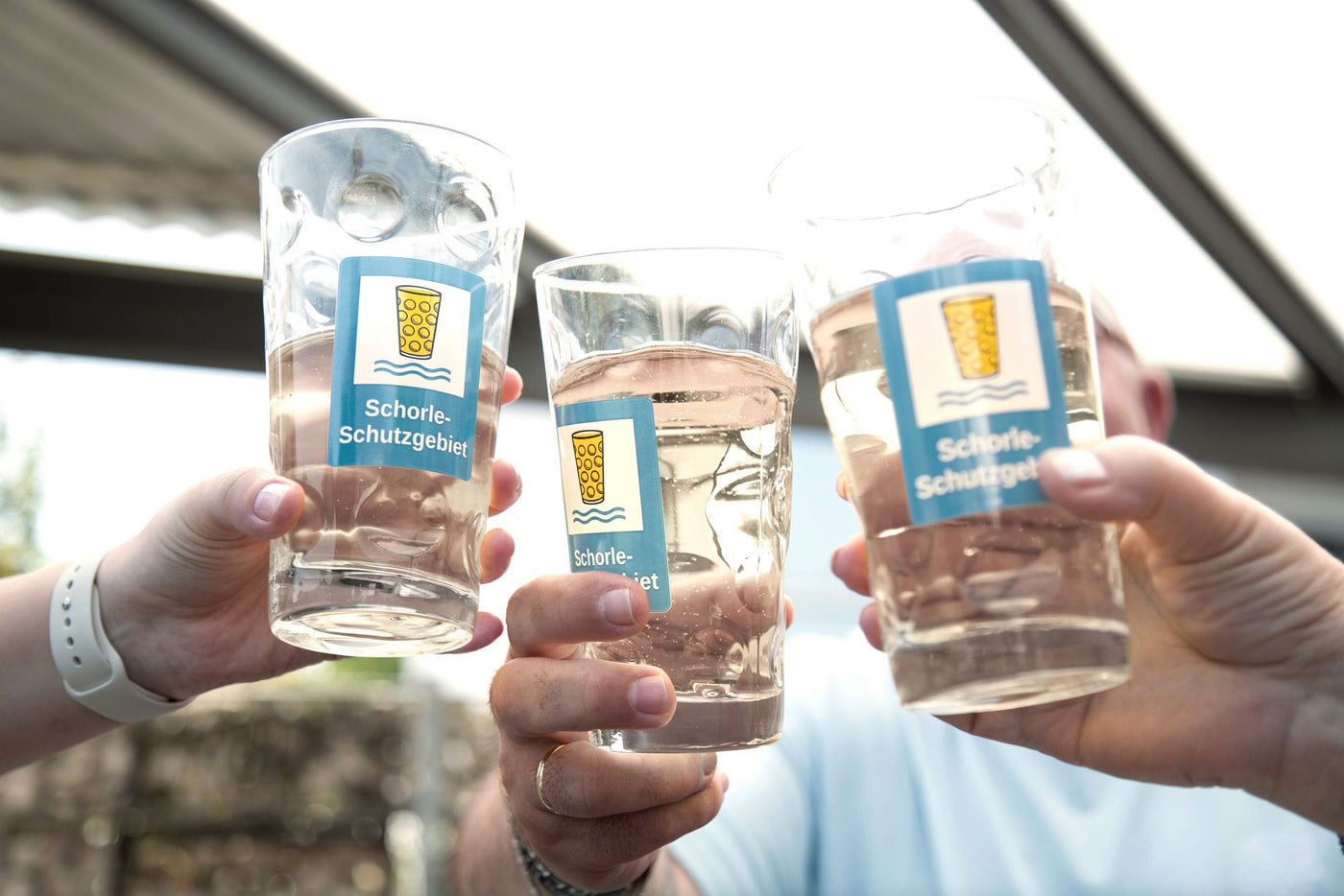 Dubbeglas an Dubbeglas